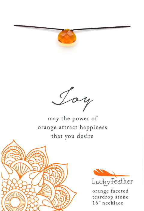 Power Necklace Orange Joy