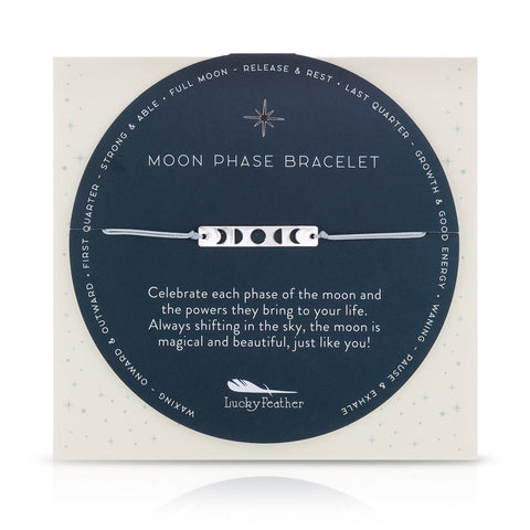 Moon Phase Bracelet Silver