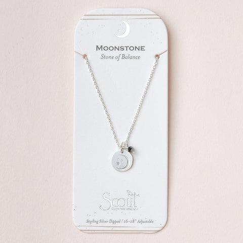 Intention Neck Moonstone/Silver