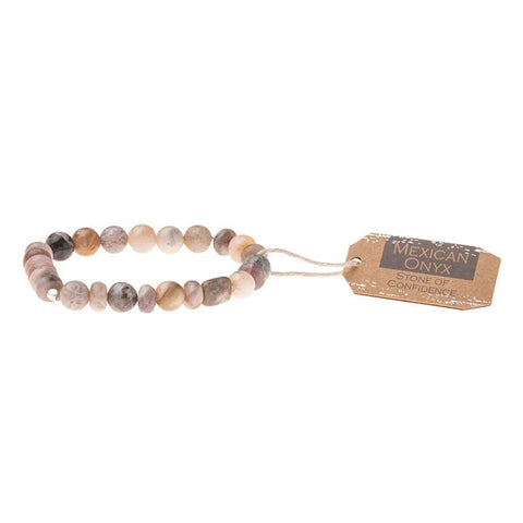 Mexican Onyx Stone Stacking Bracelet