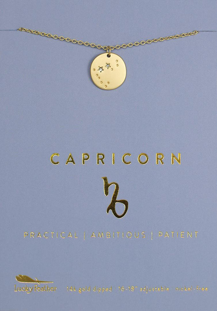 Zodiac Necklace Capricorn