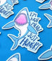 Shark I`m Not Mean Just Hungry Sticker