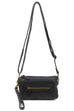 Anita Three Way Crossbody Wristlet Black