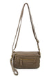 Anita Three Way Crossbody Wristlet Dark Grey