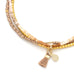 Desert Multi Gold Miyuki Bracelet Trio