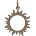 Bronze Eclipse Sun Charm