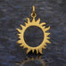 Bronze Eclipse Sun Charm