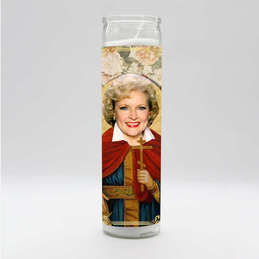 Betty White Candle