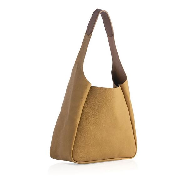 Maya Shoulder Bag - Honey With Brown