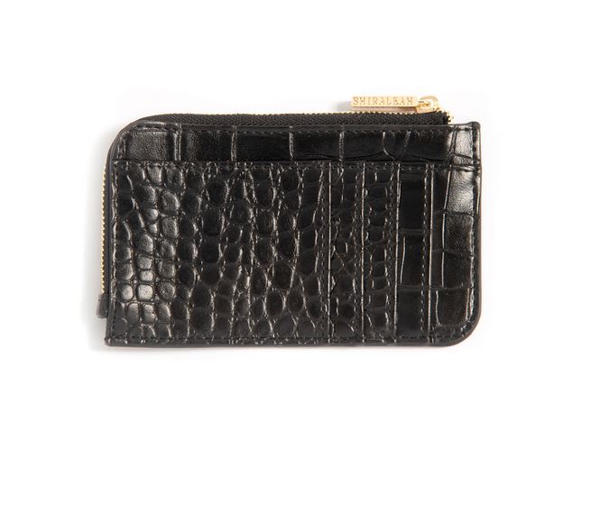 Carter Card Case With Key Chain,Black