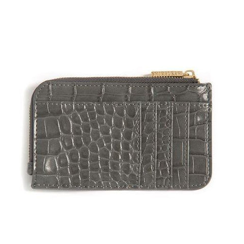 Carter Card Case With Key Chain,Charcol