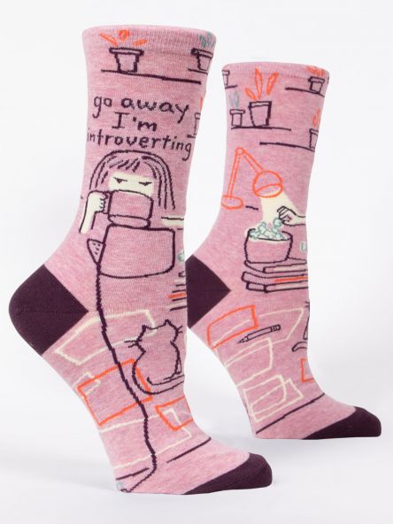 Go Away Im introverting Socks