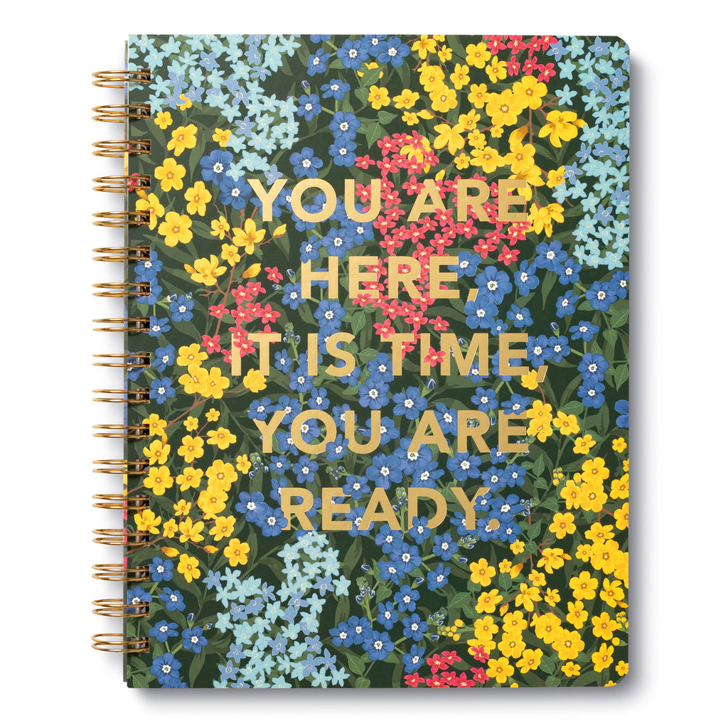 You are here It is time Spiral Notebook