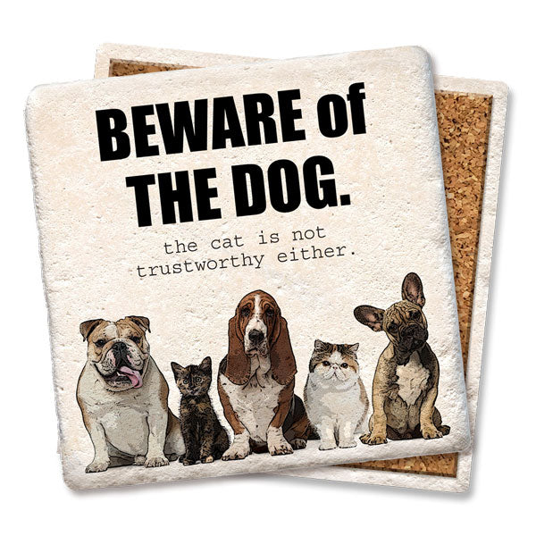 Beware of Dog Coaster