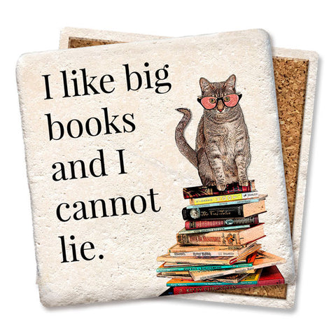 I like big books Coaster