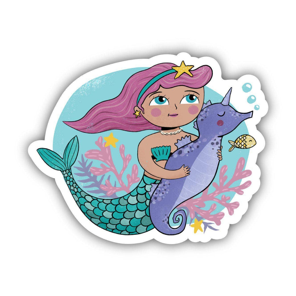 Mermaid Seahorse Sticker