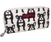 Zipper Wallet Black Dog