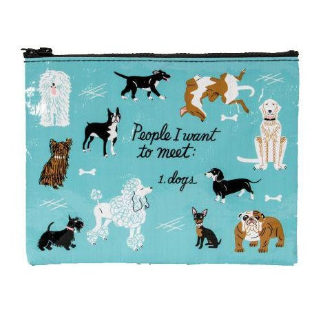 People to Meet Dogs Zipper Pouch