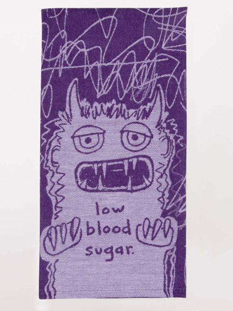 Low Blood Sugar Woven Dish Towel