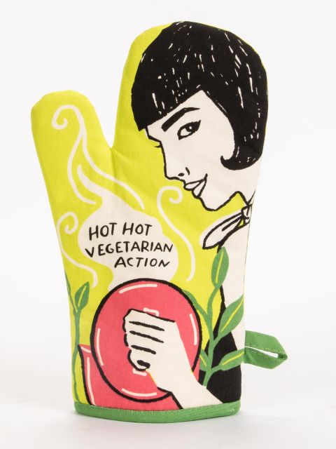 Hot Vegetarian Action Oven Mitt