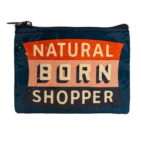 Natural Born Shopper Coin Purse