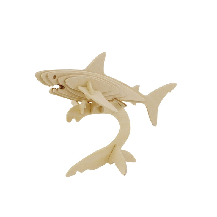 3D Wooden Puzzle: Shark