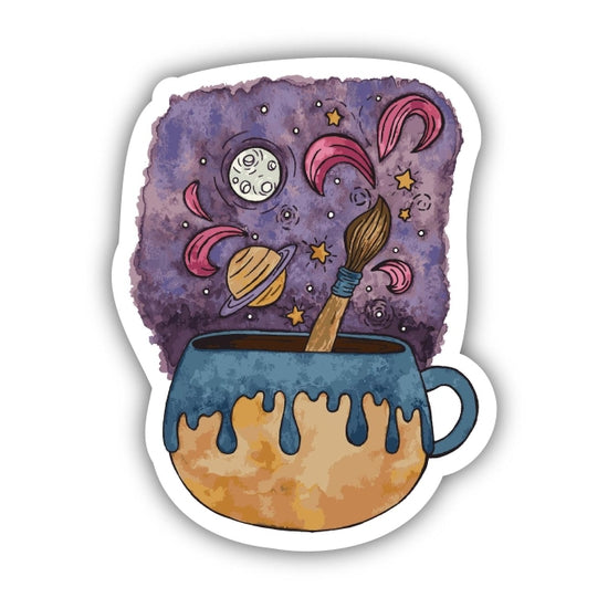 Mug Artist Coffee Sticker