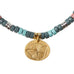Intention Charm African Turq/Gold