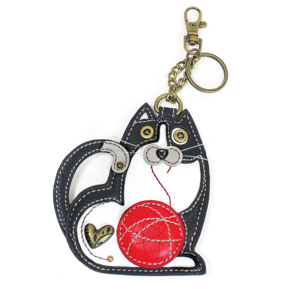 Cat Keychain with Zip