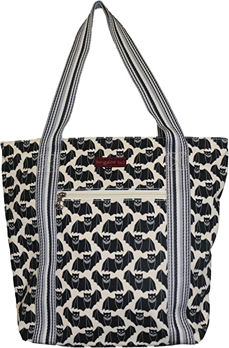 Striped Tote - Bat