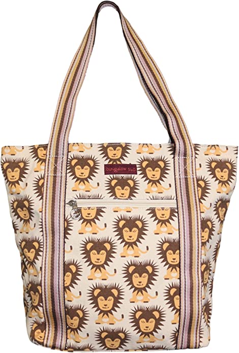 Striped Tote - Lion