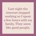 Internet Stopped coaster
