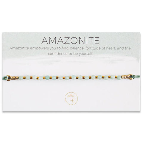 Lily Cord Bracelet, Amazonite - Across The Way