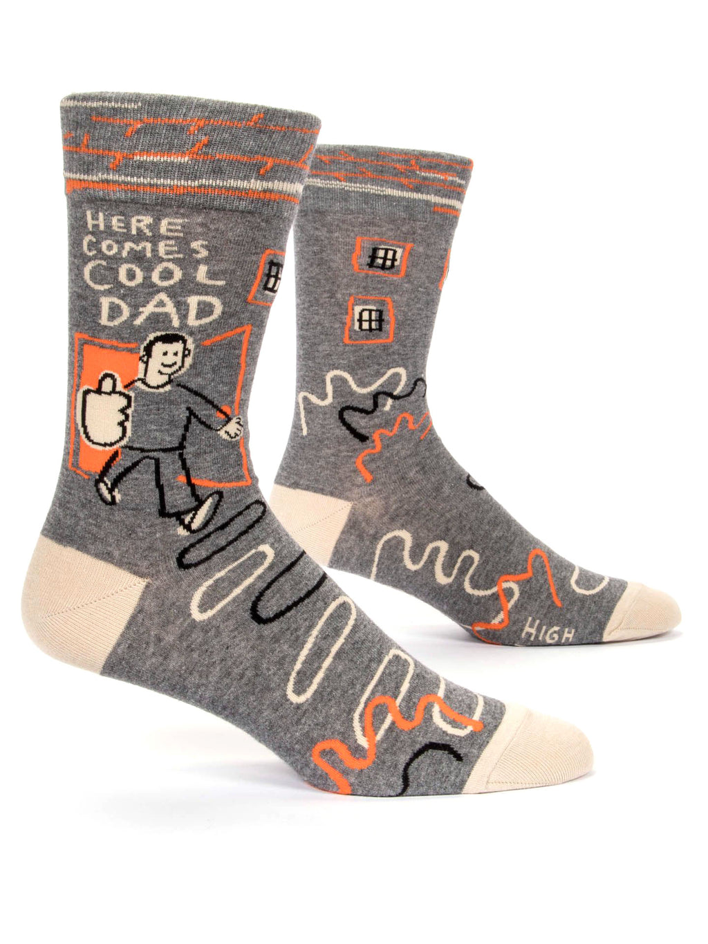 Here Comes cool Dad Men`s Socks