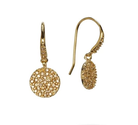 Cosmos Disc Earring Gold