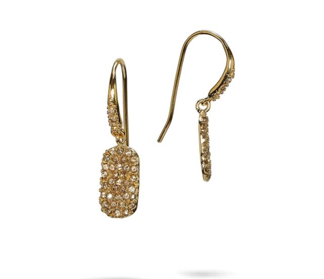 Cosmos Tag Earring Gold