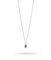 Cosmos Tag Necklace Silver 16in