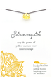 Power Necklace Yellow Stregnth