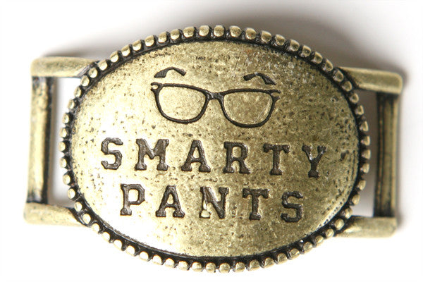 Smarty Pants. antique brass - Across The Way
