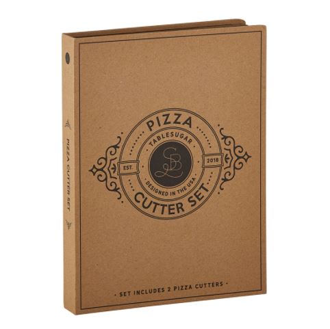 Pizza Cutter - Cardboard Book Set