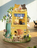 Cat House DIY Miniature Dollhouse Kit