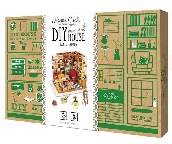 Sam`s Study Room DIY Miniature Kit