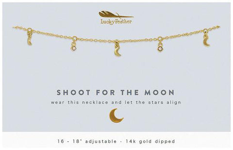 Dangle Necklace Moon