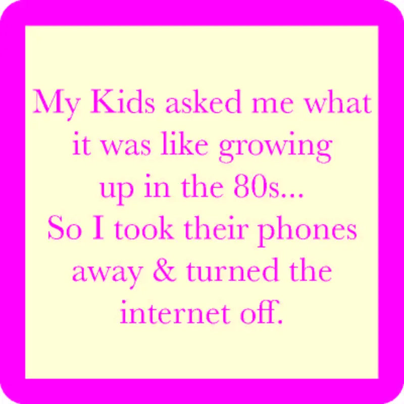 growing up in the 80s coaster