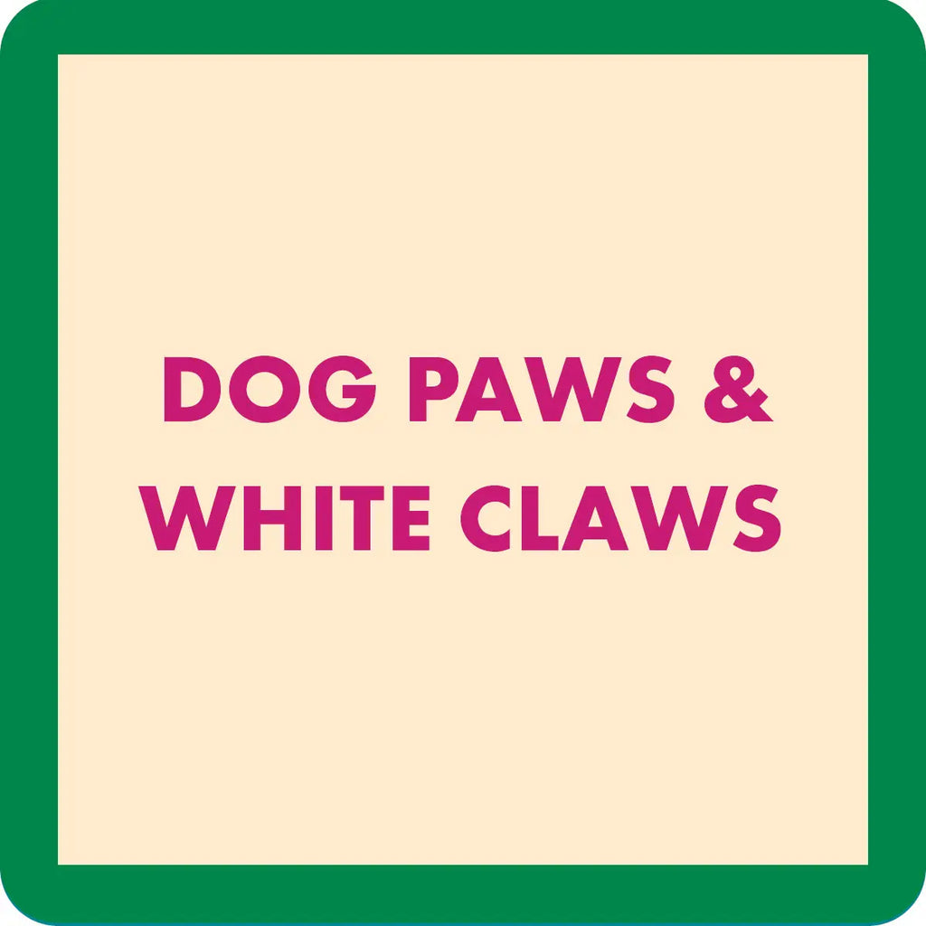 dog pawsr coaster