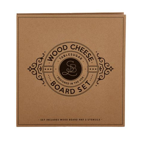 Cheese Board Set - Cardboard Book Set