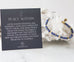 4mm Gemstone Bracelet - Lapis Lazuli
