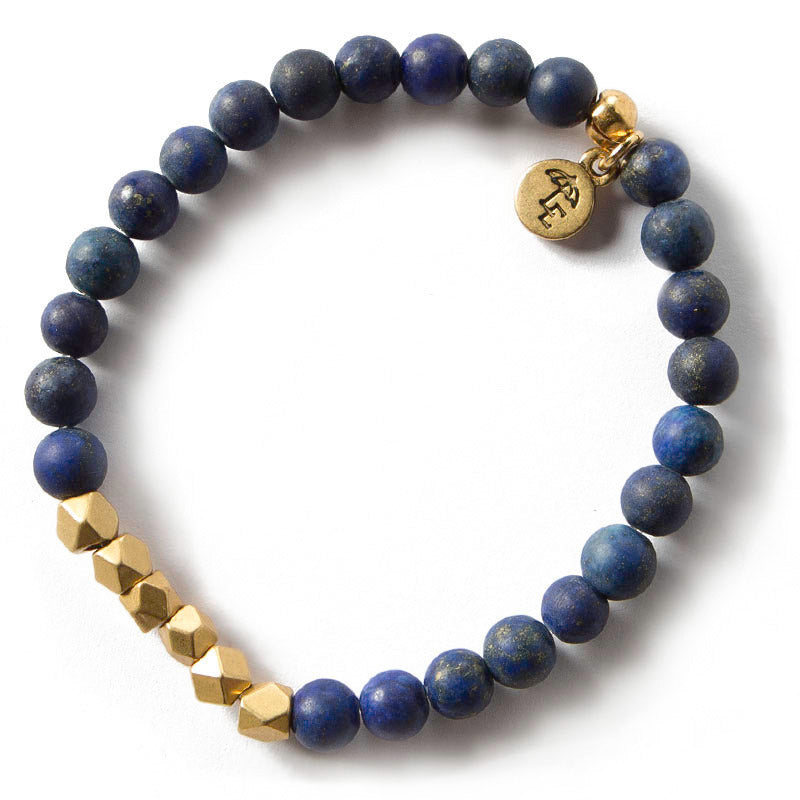 6mm Gemstone Bracelet - Lapis Lazuli - Across The Way