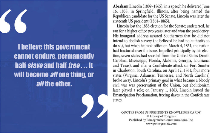 My Fellow Americans: Quotes from U.S. Presidents