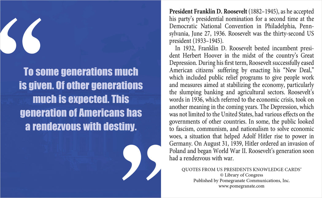My Fellow Americans: Quotes from U.S. Presidents